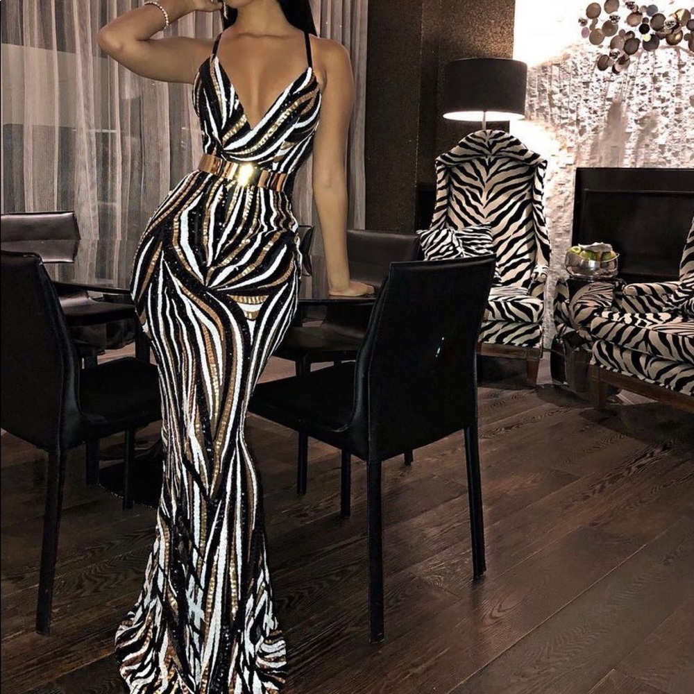 Beautiful elegant dress.